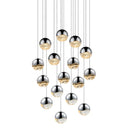 Sonneman 2923-LRG Grapes 16-Light Square Large LED Pendant 1