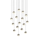 Sonneman 2923-SML Grapes 16-Light Square Small LED Pendant 2