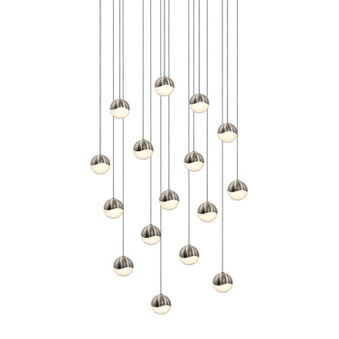 Sonneman 2923-SML Grapes 16-Light Square Small LED Pendant 2