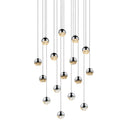 Sonneman 2923-SML Grapes 16-Light Square Small LED Pendant 1