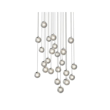 Sonneman 2962.01 Champagne Bubbles 3-Light Round LED Pendant in Polished Chrome 3