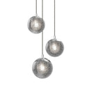 Sonneman 2962.01 Champagne Bubbles 3-Light Round LED Pendant in Polished Chrome 1