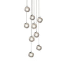 Sonneman 2964.01 Champagne Bubbles 9-Light Round LED Pendant in Polished Chrome 1