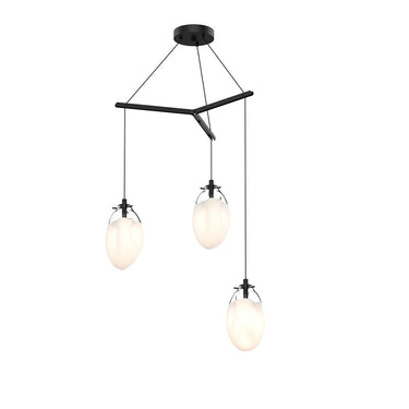 Sonneman 2975.25 Liquid 3-Light Tri-Spreader LED Pendant 3