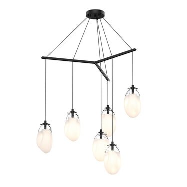 Sonneman 2976.25 Liquid 6-Light Tri-Spreader LED Pendant 3