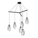 Sonneman 2976.25 Liquid 6-Light Tri-Spreader LED Pendant 1