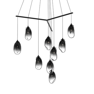 Sonneman 2977.25 Liquid 9-Light Tri-Spreader LED Pendant 2