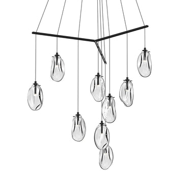 Sonneman 2977.25 Liquid 9-Light Tri-Spreader LED Pendant 1