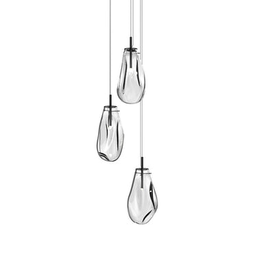 Sonneman 2981.25 Liquid Large 3-Light Round LED Pendant 1