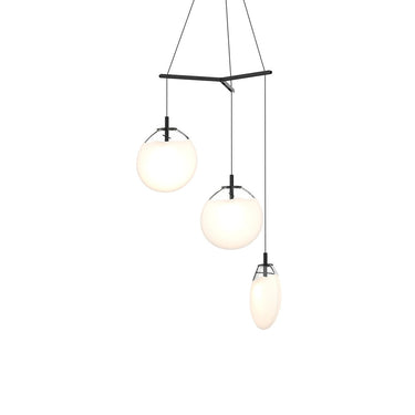 Sonneman 2995.25-MED Cantina Medium 3-Light Tri-Spreader LED Pendant 3