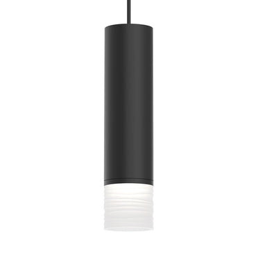 Sonneman 3058 ALC 3" Medium LED Pendant w/Etched Ribbon Glass Trim and 25&deg; Narrow Flood Lens 1