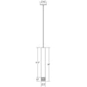 Sonneman 3059.01-GC25 ALC 3" Tall LED Pendant w/Etched Glass Trim and 25&deg; Narrow Flood Lens 2