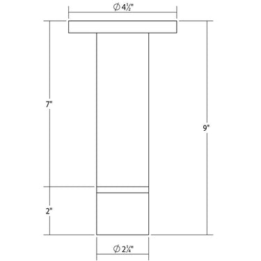 Sonneman 3060 ALC 2" Small LED Surface Mount w/Etched Glass Trim and 25&deg; Narrow Flood Lens 2