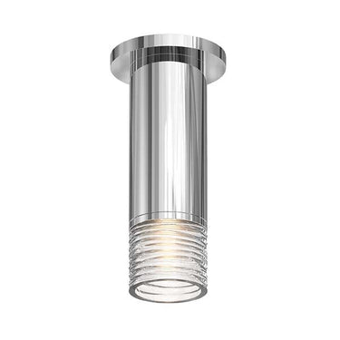 Sonneman 3062 ALC 3" Small LED Surface Mount w/Clear Ribbon Glass Trim and 25&deg; Narrow Flood Lens - Crescent Harbor