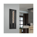 Sonneman 4943.97 Gotham Panel Sconce in Textured Black 3