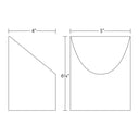 Sonneman 7223 Shear Large Sconce in Textured White 2
