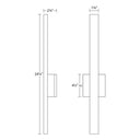 Sonneman 7240 Sword 24" LED Sconce 4