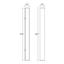 Sonneman 7254 Sideways 24" LED Sconce 8