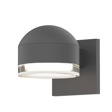 Sonneman 7300-DC.FH Downlight LED Sconce - Dome Cap/Clear Glass Shade 2