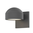 Sonneman 7300-DC.PL Downlight LED Sconce - Dome Cap/White Glass Shade 2