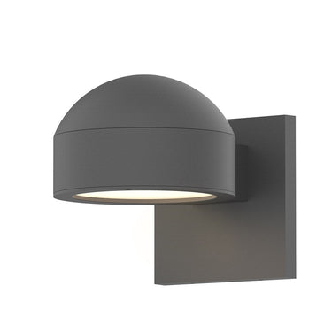 Sonneman 7300-DC.PL Downlight LED Sconce - Dome Cap/White Glass Shade 2