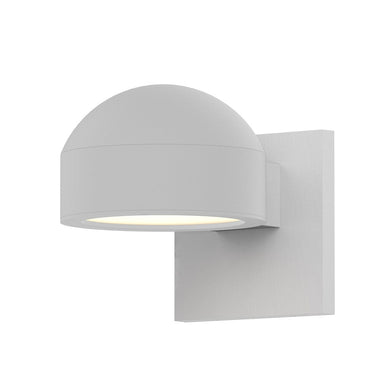 Sonneman 7300-DC.PL Downlight LED Sconce - Dome Cap/White Glass Shade 3