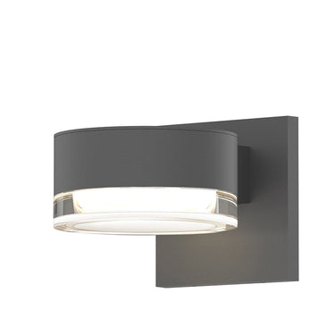 Sonneman 7300-PC.FH Downlight LED Sconce - Plate Cap/Clear Glass Shade 2