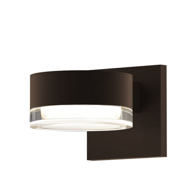 Sonneman 7300-PC.FH Downlight LED Sconce - Plate Cap/Clear Glass Shade 1