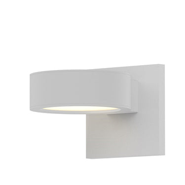 Sonneman 7300-PC.PL Downlight LED Sconce - Plate Cap/White Glass Shade 3