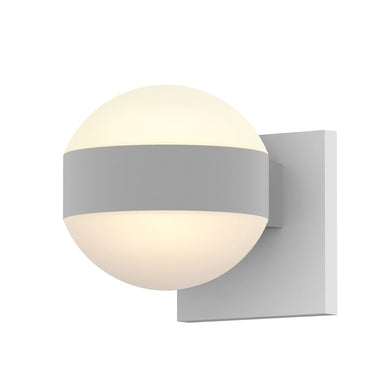 Sonneman 7302-DL.DL Reals Up/Down LED Sconce Dome Lens-White Glass Shade 3