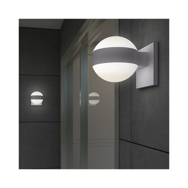 Sonneman 7302-DL.DL Reals Up/Down LED Sconce Dome Lens-White Glass Shade 5