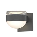 Sonneman 7302-FH.DL Reals Up/Down LED Sconce Clear / Dome Lens-White Glass Shade 2