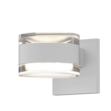 Sonneman 7302-FH.FH Reals Up/Down LED Sconce Clear Lens-Clear Glass Shade 3