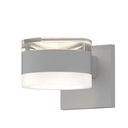 Sonneman 7302-FH.FW Reals Up/Down LED Sconce Clear / White Cylinder Lens-White Glass Shade 3