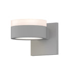 Sonneman 7302-FW.PL Reals Up/Down LED Sconce White Cylinder / Plate Lens-White Glass Shade 3