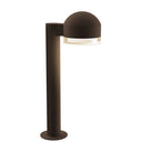 Sonneman 7303-DC.FH Reals 16" LED Bollard Dome Cap / Clear Lens-Clear Glass Shade 1