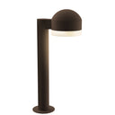 Sonneman 7303-DC.FW Reals 16" LED Bollard Dome Cap / White Lens-White Glass Shade 1