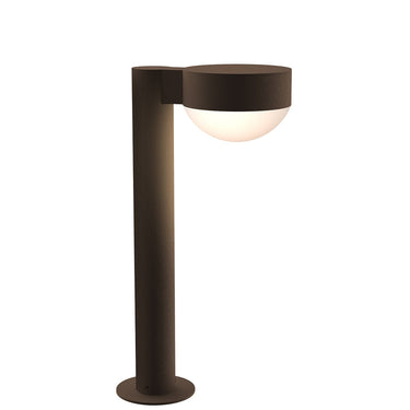 Sonneman 7303-PC.DL Reals 16" LED Bollard Plate Cap / Dome Lens-White Glass Shade 1