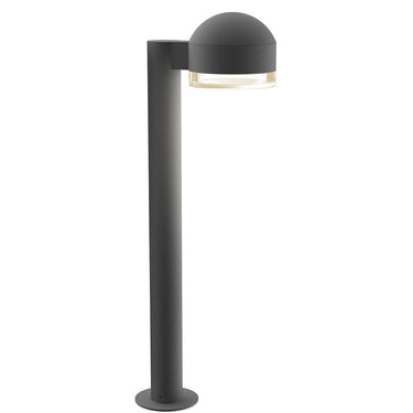Sonneman 7304-DC.FH Reals 22" LED Bollard Dome Cap / Clear Lens-Clear Glass Shade 2