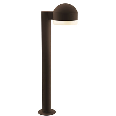 Sonneman 7304-DC.FW Reals 22" LED Bollard Dome Cap / White Lens-White Glass Shade 1