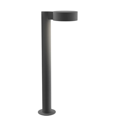 Sonneman 7304-PC.PL Reals 22" LED Bollard Plate Cap / Lens-White Glass Shade 2