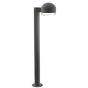 Sonneman 7305-DC.FH Reals 28" LED Bollard Dome Cap / Clear Lens-Clear Glass Shade 2