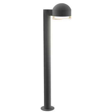 Sonneman 7305-DC.FH Reals 28" LED Bollard Dome Cap / Clear Lens-Clear Glass Shade 2