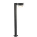 Sonneman 7305-PC.DL Reals 28" LED Bollard Plate Cap / Dome Lens-White Glass Shade 2