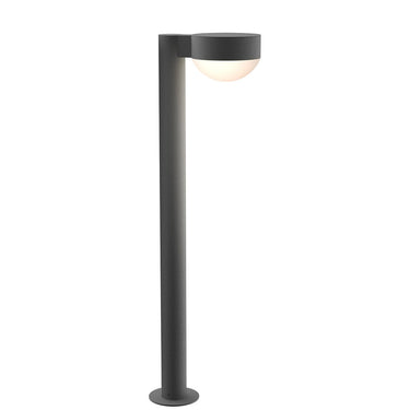 Sonneman 7305-PC.DL Reals 28" LED Bollard Plate Cap / Dome Lens-White Glass Shade 2