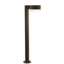 Sonneman 7305-PC.FH Reals 28" LED Bollard Plate Cap / Clear Lens-Clear Glass Shade 1