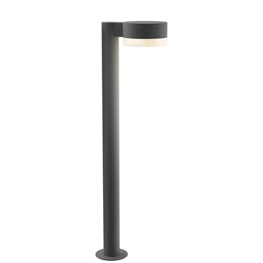 Sonneman 7305-PC.FW Reals 28" LED Bollard Plate Cap / White Lens-White Glass Shade 2