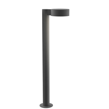 Sonneman 7305-PC.PL Reals 28" LED Bollard Plate Cap / Lens-White Glass Shade 2