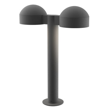 Sonneman 7306-DC.PL Reals 16" LED Double Bollard Dome Cap / Plate Lens-White Glass Shade 2