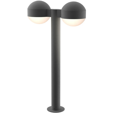 Sonneman 7307-DC.DL Reals 22" LED Double Bollard Dome Cap / Lens-White Glass Shade 2